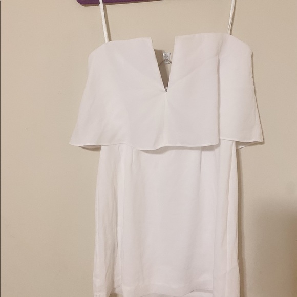 Kate strapless mini dress in white - Picture 5 of 10